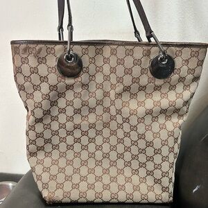 GUCCI Canvas tote bag